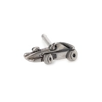 Clous d'oreille à l'unité Argent Patinée Voiture de Course-118072
