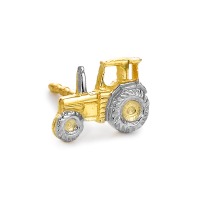 Clous d'oreille à l'unité Or jaune 9K Tracteur-178147