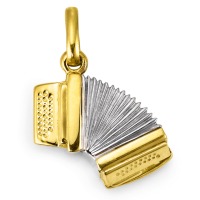 Pendentif Or jaune 18K Accordéon Schwyzerörgeli-183062