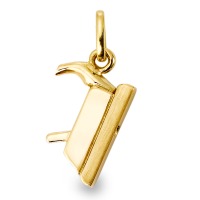Anhänger 375/9 K Gelbgold Hobel-183403