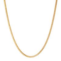 Panzer-Halskette 750/18 K Gelbgold 45 cm-184002