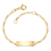 Bracelet avec gravure Or jaune 750/18 ct.-186156