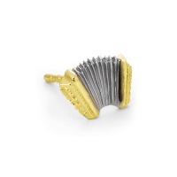 Clous d'oreille à l'unité Or jaune 18K Accordéon Schwyzerörgeli-188224