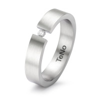 Bague Acier inoxydable Diamant 0.04 ct, tw-si-306489