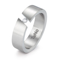 Bague Acier inoxydable Diamant 0.06 ct, tw-si-306505
