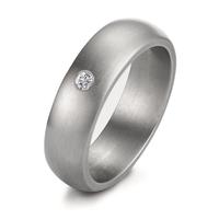 Bague Acier inoxydable Diamant 0.04 ct, tw-si-306533