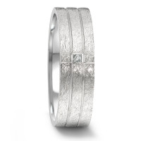 Alliance Acier inoxydable Diamant 0.02 ct, tw-si-308093