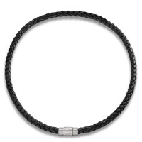 Collier Acier inoxydable, Cuir 50 cm-308182
