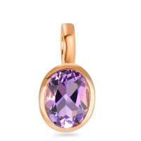 Pendentif or rose et améthyste-345623