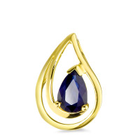 Pendentif or 750 avec saphir-345818