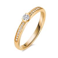 Bague or 750 avec diamants-348603