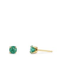 Boucles d'oreilles or émeraude-357253