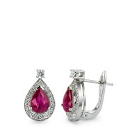 Boucles d'oreilles 750 rubis-357425