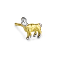 Ohrstecker 1 Stk 750/18 K Gelbgold Gämsbock-505181
