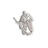 Ohrstecker 1 Stk Silber patiniert Eishockey-505351
