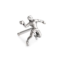 Clous d'oreille à l'unité Argent Handball-510547