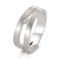 Bague Platine 950 Diamant 0.12 ct, w-si-520382