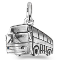Anhänger Silber patiniert Bus-521185