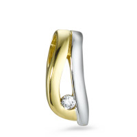 Pendentif Or jaune 18K Zircone-525177