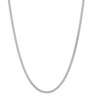 Panzer-Halskette Silber rhodiniert 50 cm-526983