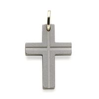Pendentif Titane, Or blanc 18K-527226