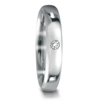 Alliance Platine 950 Diamant 0.03 ct, w-if-529273