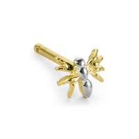Clous d'oreille à l'unité Or jaune 9K Araignée-529507
