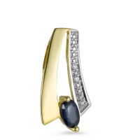 Pendentif Or jaune 18K Saphir-531129