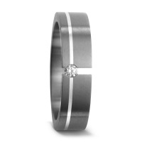 Alliance Titane, Argent Diamant 0.05 ct, w-si-531851