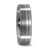 Alliance Titane, Platine 950 Diamant 0.03 ct, w-si-533257
