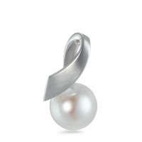 Pendentif Or blanc 18K perle d'eau douce-541418