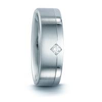Bague Platine 950 Diamant 0.07 ct, w-si-541705