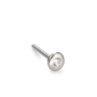Clous d'oreille à l'unité Argent Zircone Rhodié-541954