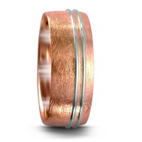 Alliance Platine 950, Or rouge 18K-544318