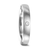 Alliance Or blanc 18K Diamant 0.04 ct, tw-vsi-545070