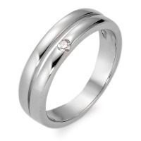 Bague Or blanc 18K Diamant 0.05 ct, w-si-546433