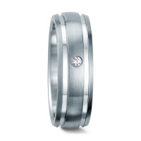 Bague Acier inoxydable Zircone-546561