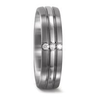 Partnerring Titan Diamant 0.06 ct, 3 Steine, w-si-546840