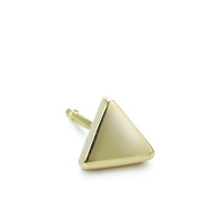 Clous d'oreille à l'unité Or jaune 9K Ø4.5 mm-547438