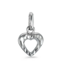 Pendentif Or blanc 9K Coeur-547447