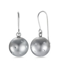 Pendant d'oreilles Or blanc 18K Ø12 mm-547519