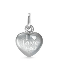 Pendentif Or blanc 9K Coeur-547631