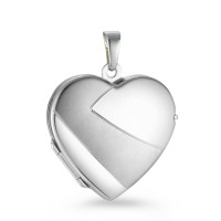 Medaillon Silber rhodiniert Herz-547811