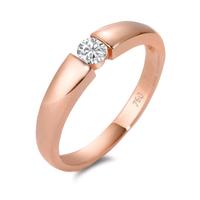 Bague solitaire Or rouge 18K Moissanite-548580