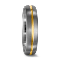 Bague Palladium 950, Or jaune 18K-549236