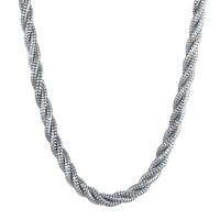 Collier Argent Rhodié 42 cm Ø4 mm-552483