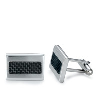 Boutons de manchette Acier inoxydable, Carbone-553380