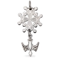 Pendentif Argent Rhodié Croix-555643