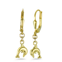 Pendant d'oreilles Or jaune 9K Dauphin-555769