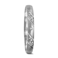 Partnerring 750/18 K Weissgold Diamant 0.01 ct, tw-si-556799
